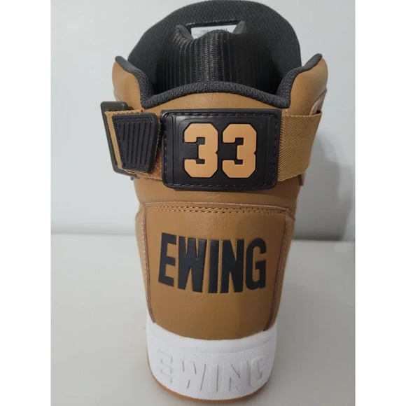 Patrick Ewing Athletics 33 HI x Orion Hybrid Wheat/Espresso Men's Size 11 - Picture 14 of 16